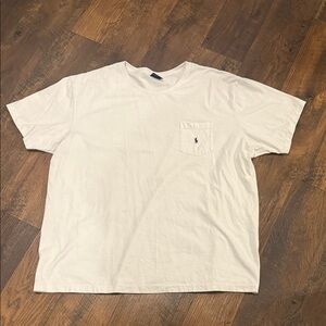 Polo by Ralph Lauren Cream Short Sleeve Tee